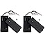 LLC Integral 2 AA Battery Holder with Switch, 2X 1.5V AA Battery Holder Case with Wire Leads and ON/Off Switch - 2 Pack