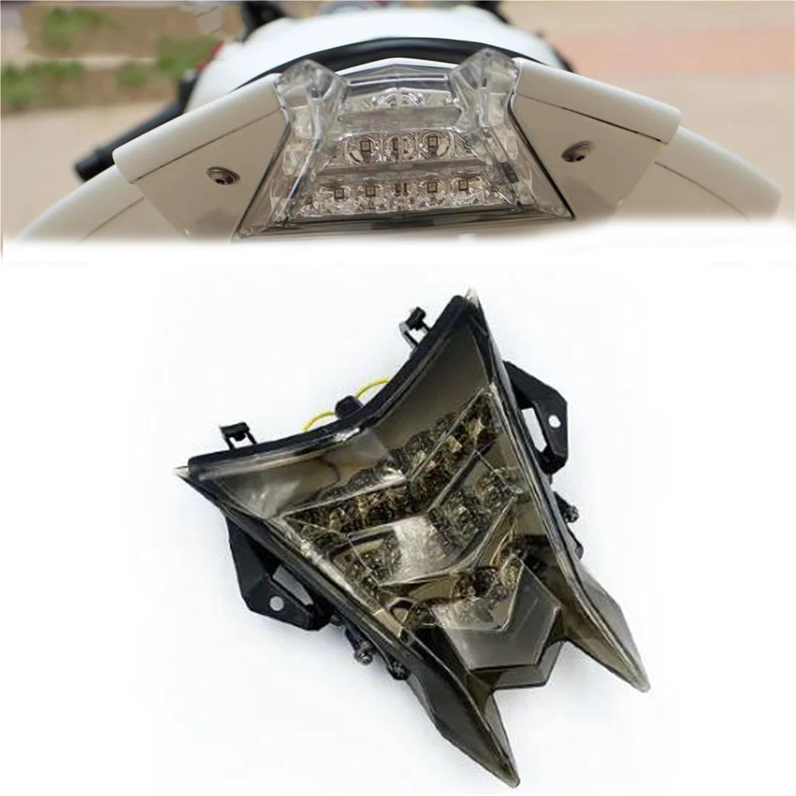 Feu arrière de moto pour HP4 finition haut de gamme durable