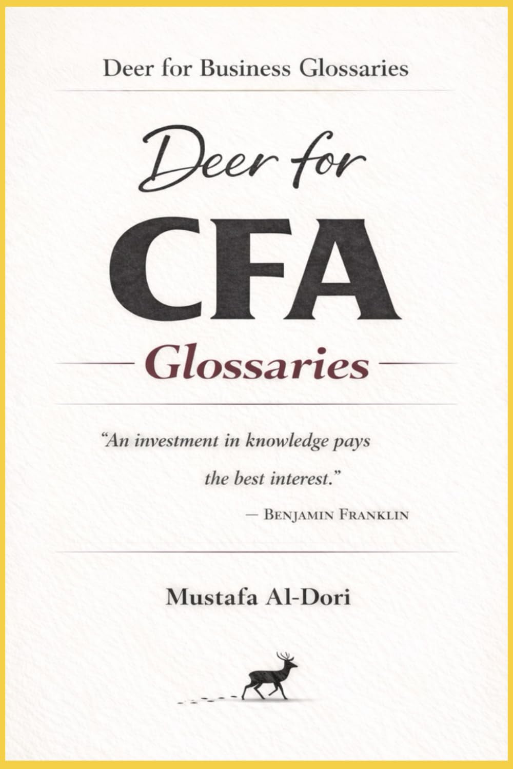 Deer for CFA Glossaries (Deer for Business Glossaries)