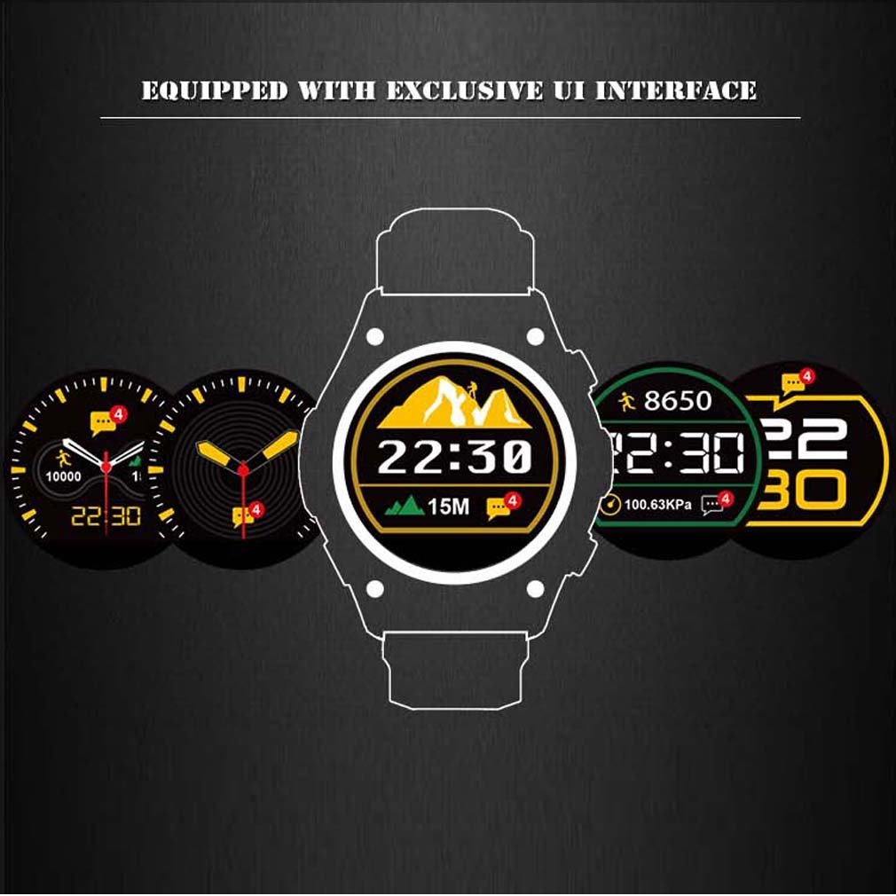 Mifree Q8 Outdoor Waterproof IP67 Bluetooth Smart Watch Wrist Watch for iOS  Android (Black) - Buy Online - 33495512