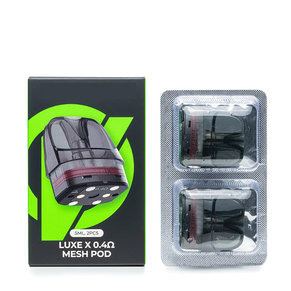 Pod Vaporesso LUXE X MESH (0,4 ohm 2), cartuccia da 5 ml Atomizzatore resistente alle perdite SSS con bobina da 0,4 ohm adatto per kit Luxe X, senza nicotina : Amazon.it: Elettronica Pod Vaporesso LUXE X MESH (0,4 ohm 2), cartuccia da 5 ml Atomizzatore resistente alle perdite SSS con bobina da 0,4 ohm adatto per kit Luxe X, senza nicotina : Amazon.it: Elettronica