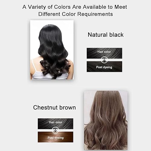 Miniatura 4 de Champú de tinte para el cabello con burbujas vegetales, champú natural instantáneo para mujeres y hombres, crema de color para lavar el cabello