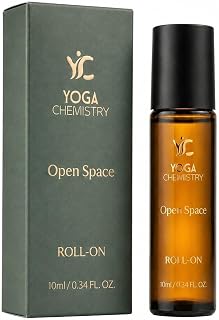 Open Space Pure Essential Oils Roll On | Openness & Release Mood Ritual | Pre-Diluted Aromatherapy Pulse Point Roll On | Rosemary, Eucalyptus & Peppermint Blend | 10 ml / 0.34 fl oz