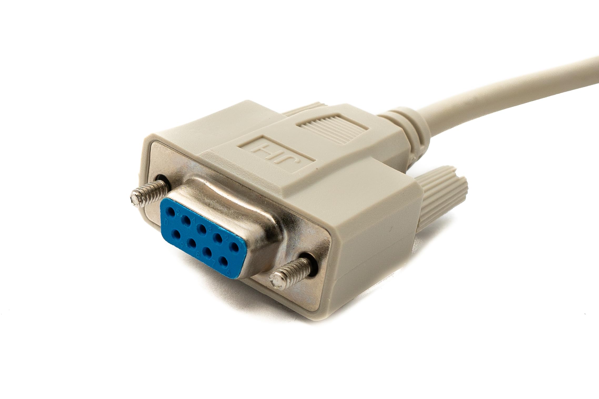 System-S D Sub - Cavo modem zero, 150 cm, 9 pin femmina a femmina, RS232 DB9, colore: Grigio
