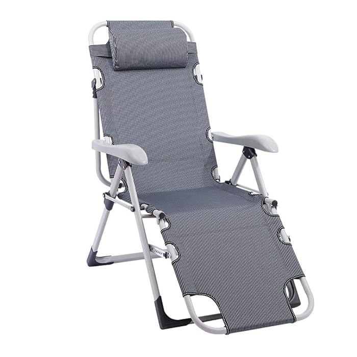 Buy NIAY Folding Sun Lounger Deck Chair Reclining Garden Chair Sundeck