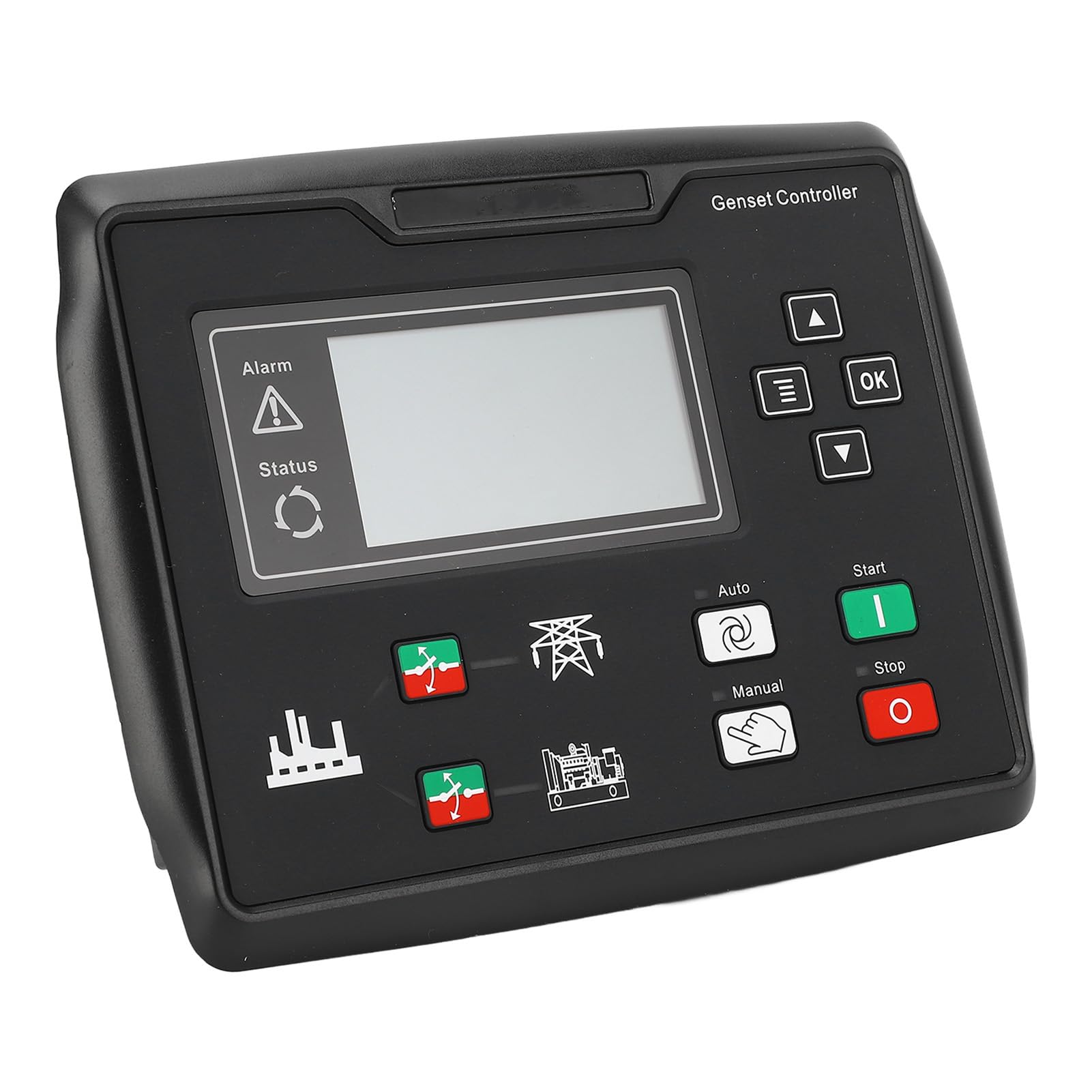 FTVOGUE LCD Panel Sterowania Generatora Diesla Kontroler Samostartu Generatora USB Wyświetlacz 132x64 15 do 360 V Proste Połączenie Automatyczny Start do Codziennej Pracy