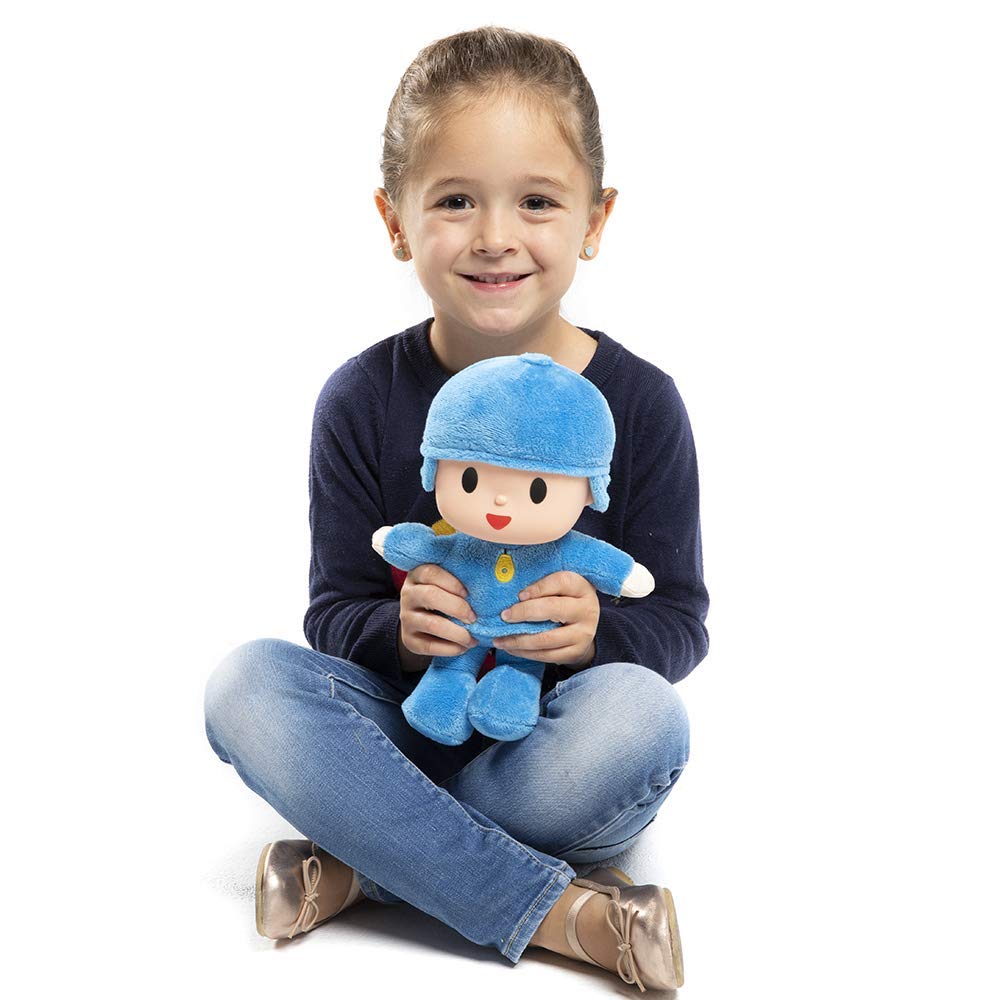 Pocoyo Pocoyo-TO77100 Canta e RIE-Peluche Musicale, Spagnolo, TO77100