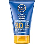 NIVEA Sun Lotion Protect & Hydrate SPF 30 Pocket Size 50ml Waterproof Sunscreen Travel Size High Protection for Face and Body