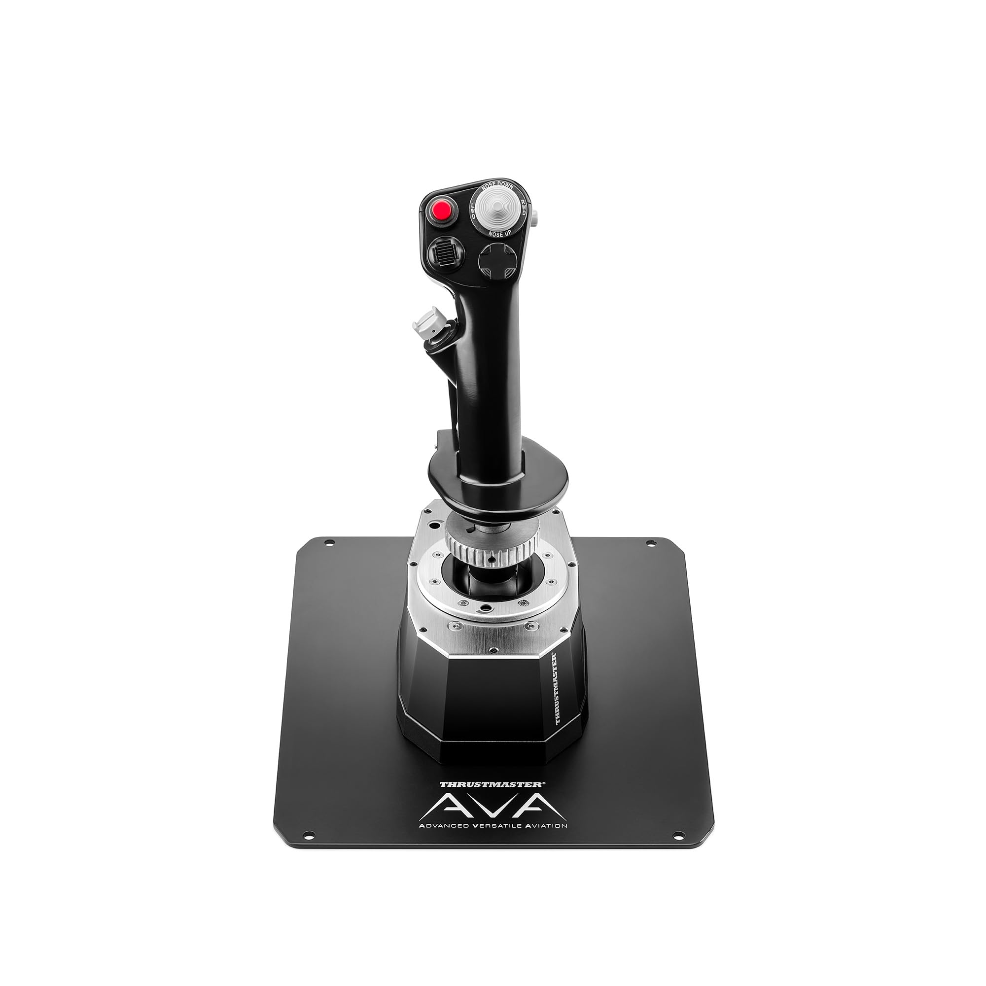 Thrustmaster AVA Desktop Plate - Placa Base de Joystick PC | Placa metálica 23 x 27 cm, 1,5 kg de estabilidad, 4 tornillos incluidos, compatible con AVA y Magnetic Base