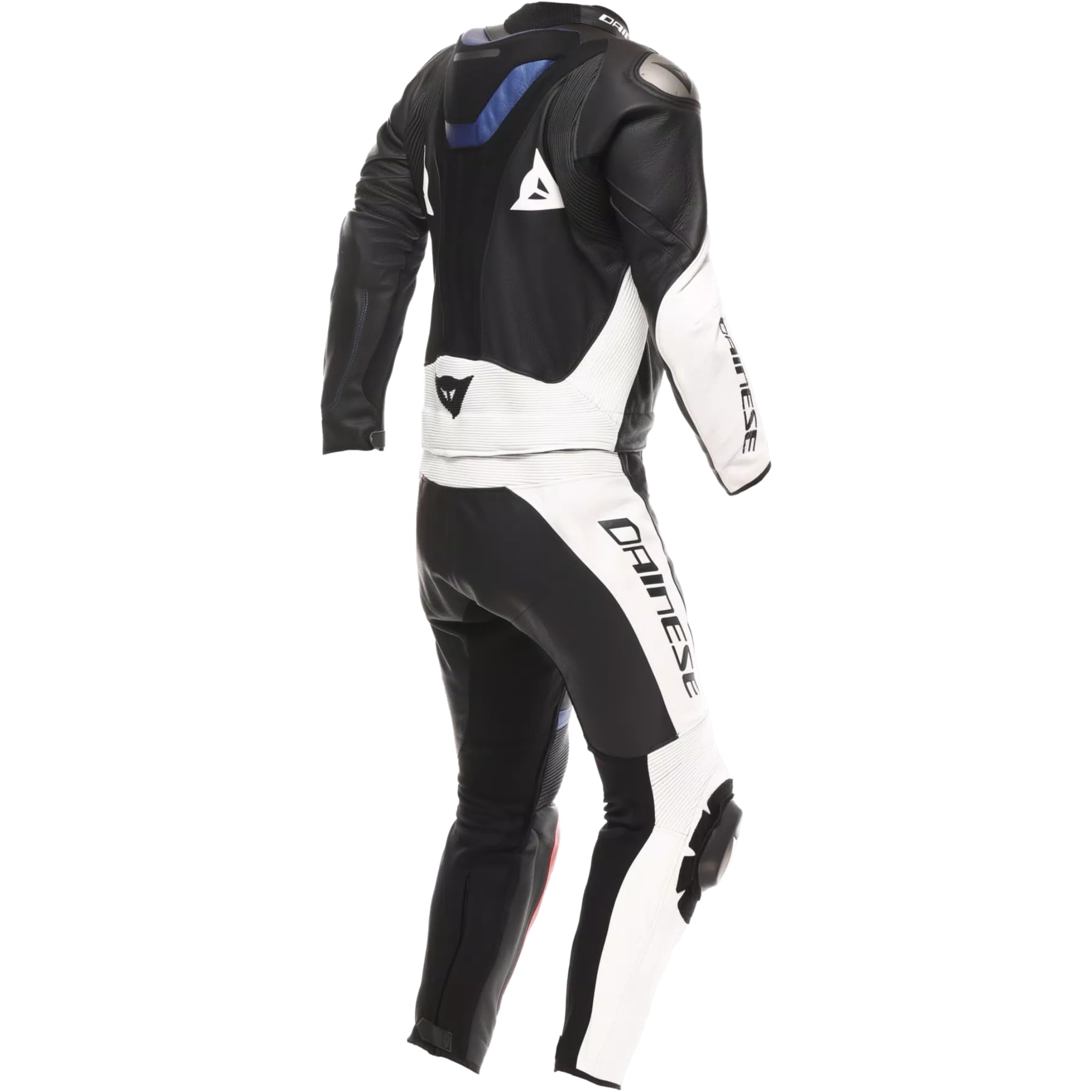 Dainese Demon Sprint Dwuczęściowy skórzany kombinezon motocyklowy, czarny/biały/czerwony, 48