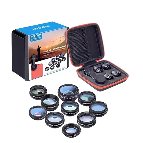 zmart APEXEL �d�b �����Y�L�b�g ���j�o�[�T�� 10 in 1 ���჌���Y �L�p �}�N�� �����Y CPL �t�B���^�[ ���؋� + 2 �{ �]���� �����Y �X�}�[�g�t�H���p