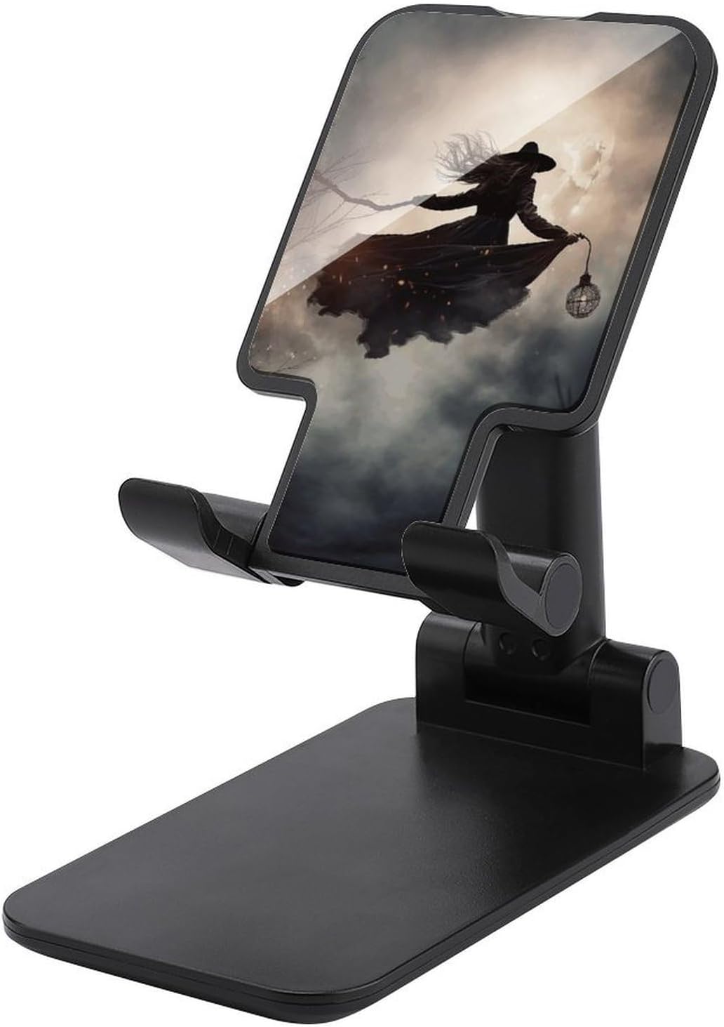 Witch Flight Foldable Cell Phone Stand, Anti-Slip Phone Holder