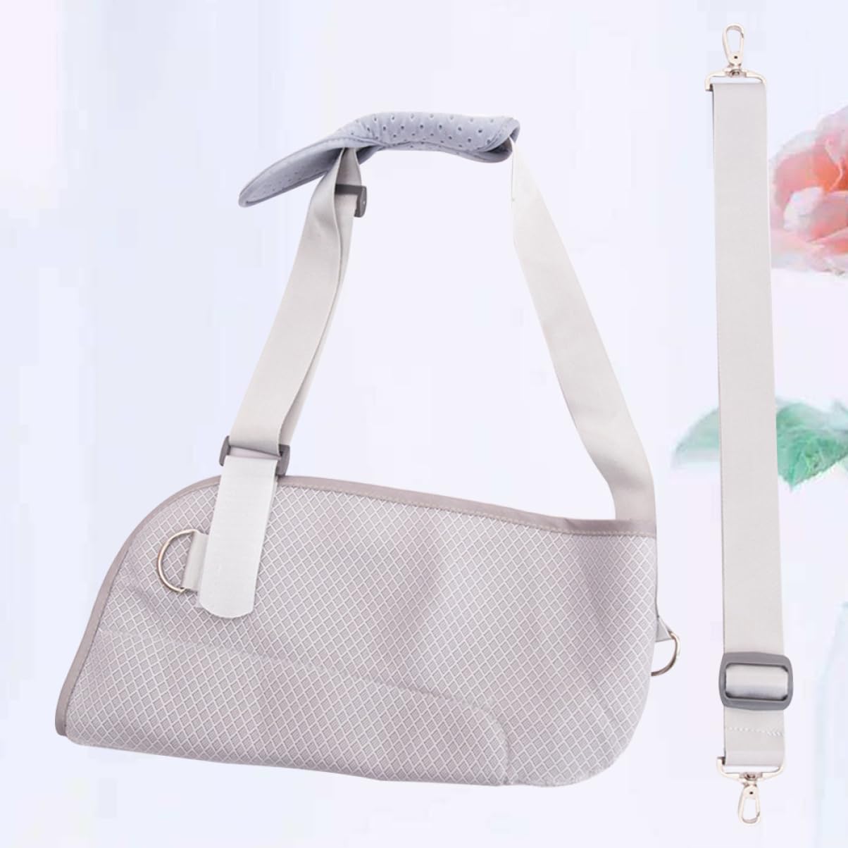 Mobestech Adjustable Fixation Belt for Elbow/arm Shoulder Immobilizer Breathable One-handed Adjustment Left/right Grey
