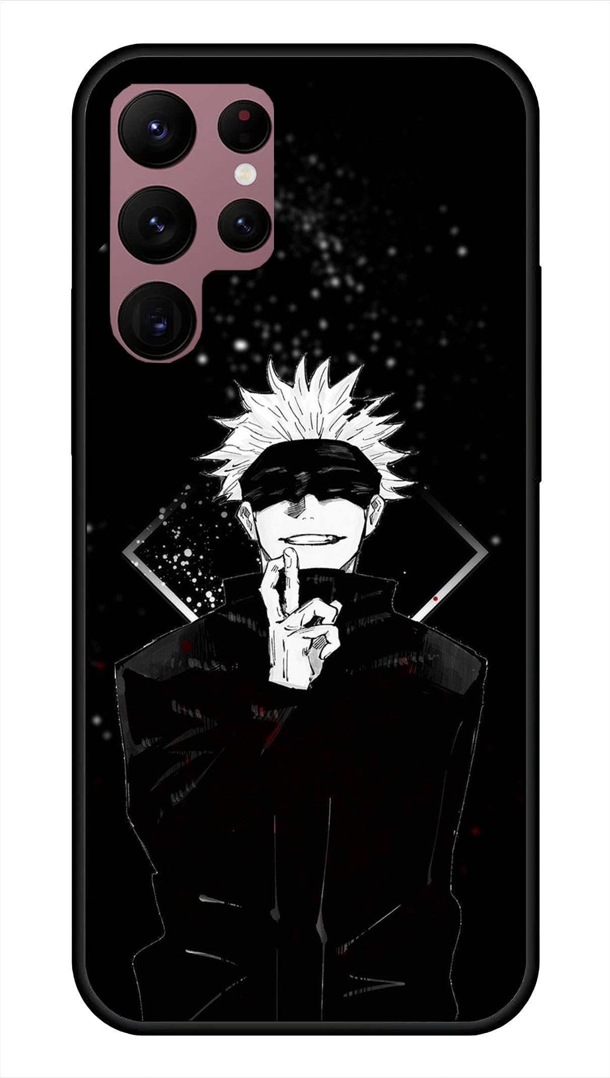 NDCOM for Samsung Galaxy S23 Ultra 5G Back Cover Anime Printed Metal Case