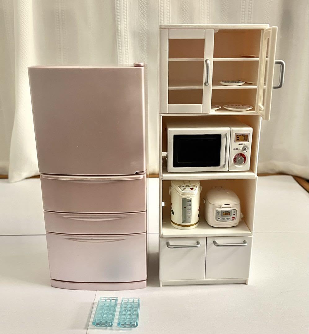Amazon.co.jp: ミニチュア冷蔵庫 & 食器棚 & 家電小物