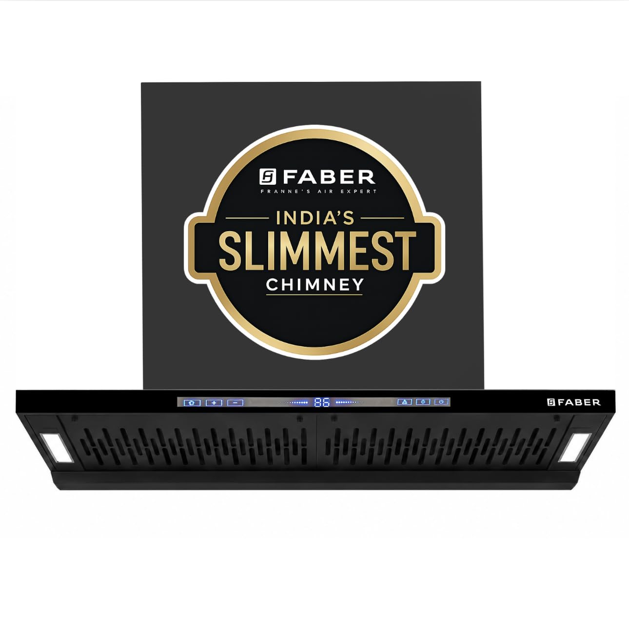 Faber SLIMX 90cm 1500m³/hr BLDC Autoclean Filterless T-Shape Chimney||Built In Oil Collector|Touch & Gesture Control|12Yr Motor,2Yr Comprehensive Warranty by Faber |HOOD SLIMX HC SC FL BK BLDC IN 90-T discount deal