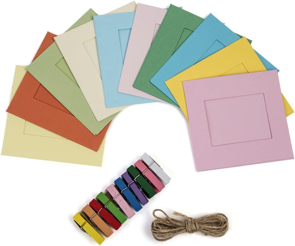 Zink Square OneStep Vintage Photo Frames For HP Sprocket, LG, Prynt, LifePrint 2x3" Photo Paper,White