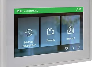 Schneider Electric Ritto Video-Gegensprechanlage Innenstation, TwinBus IP mit App, Weiss, Artikelnummer RGE2087770