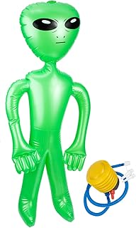 Amosfun 1set Inflatable Alien Summer Decor Halloween Decor Inflatable Toys for Kids Party Games Props Inflatable Balloon Alien Inflates Inflatable Alien Inflates Toys Inflatable Pvc Toys