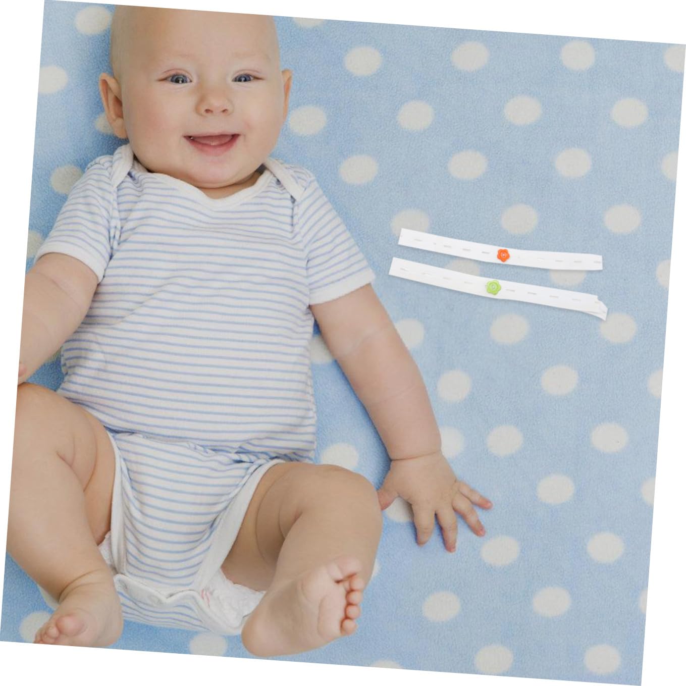 40pcs Infant Diaper Buckle Set Elastic Fastening Clips for Cloth Diapers Baby Nursery Supplies Easy to Use Secure Fastening for Toddlers Style