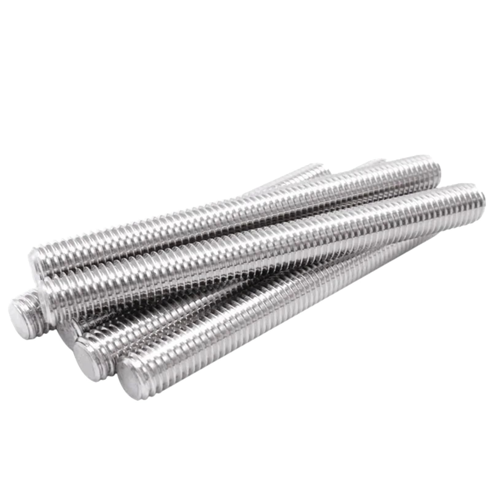 Gewindestange 5pc Gewindestange Vollgewinde Bar 304 Edelstahl Befestigungen Silber(70mm,M10)