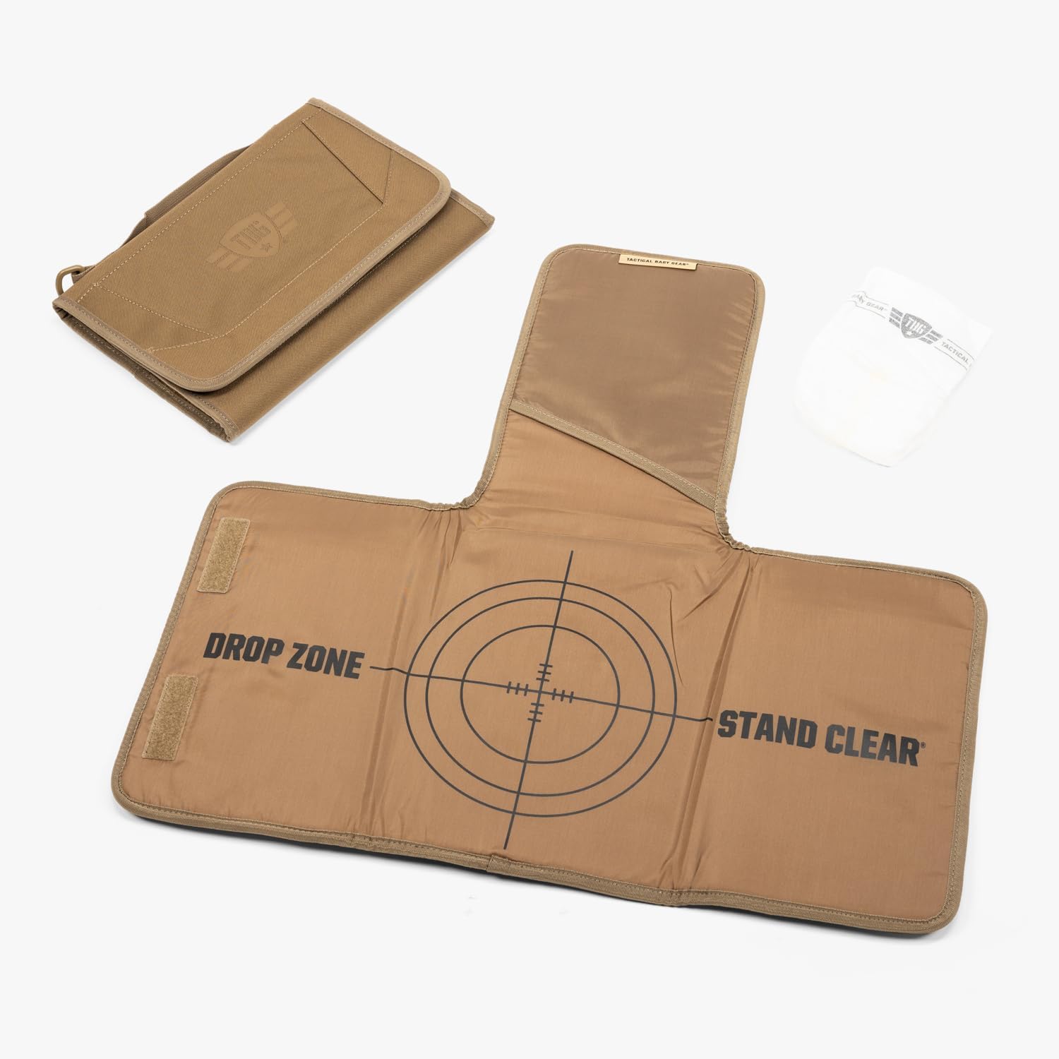 Tactical Baby Gear Everyday Tactical Diaper Bag Backpack for Dads – Includes Changing Mat, Stroller Straps, Built-In Wipes & Cooler Pouch (Coyote Brown Everyday)