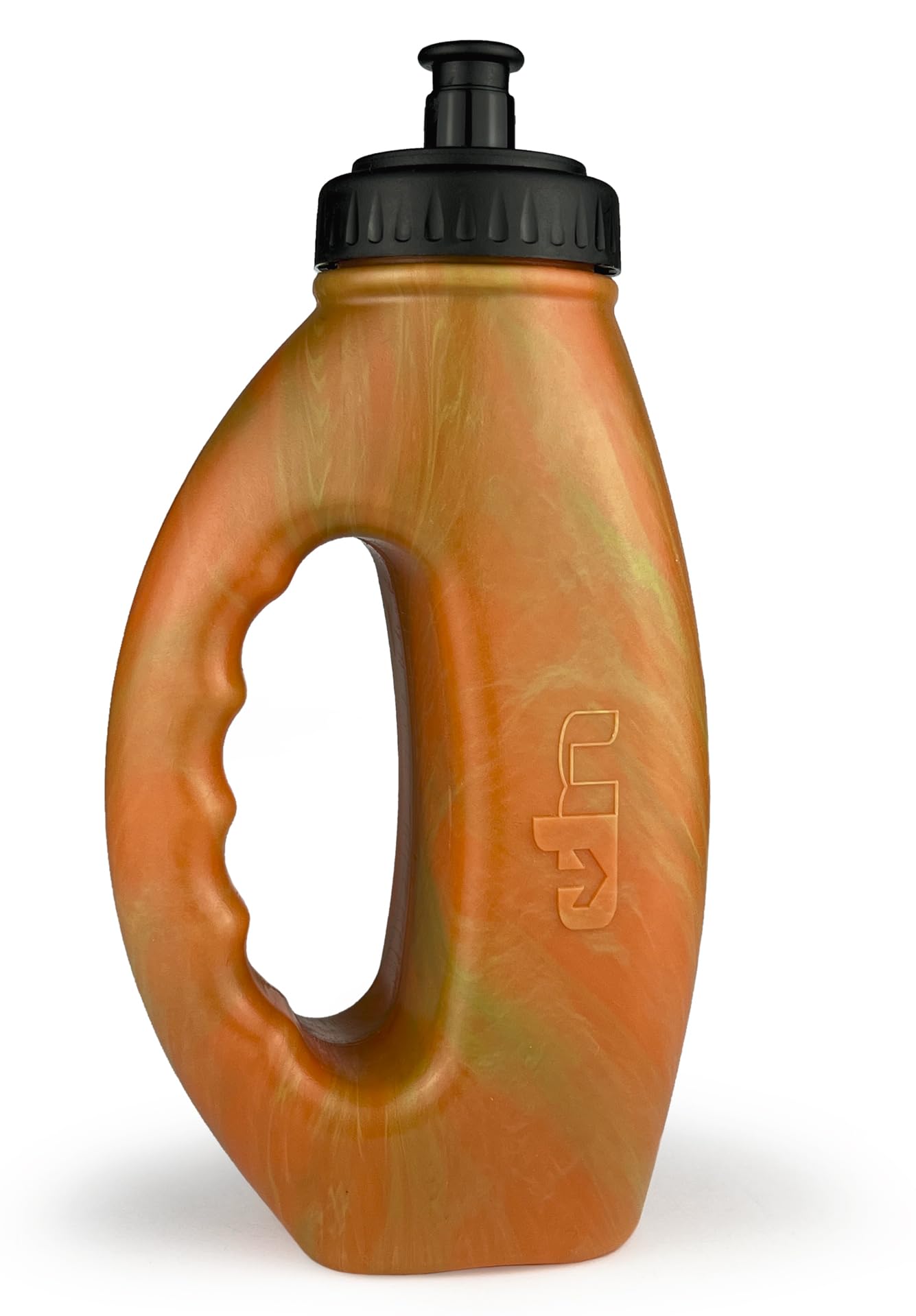 Ultimate Performance UP Runners Bottle 580cc Recycled Colour Carbon Neutral Certified BPA free flexible food grade plastic Fully Recyclable Ergo Shape Soft Spout Cap Run Hike Marathon Ultimate Spt