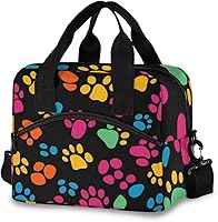 Vista 16 de Bolsas de almuerzo de alpaca con llama para mujer, con plantas tropicales, cactus, bolsa de almuerzo, resistente al agua, térmica, hielera