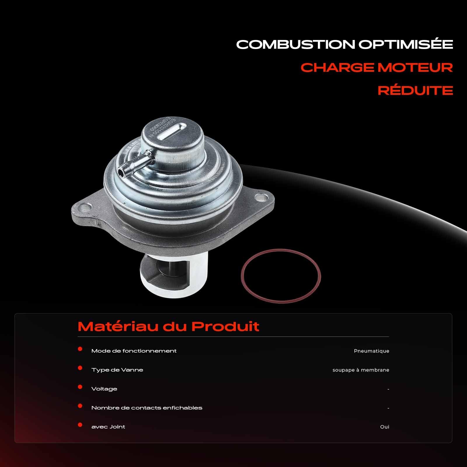 Frankberg Vanne EGR avec joint 6401402060 | Compatible avec: Classe B W245, Classe A W169