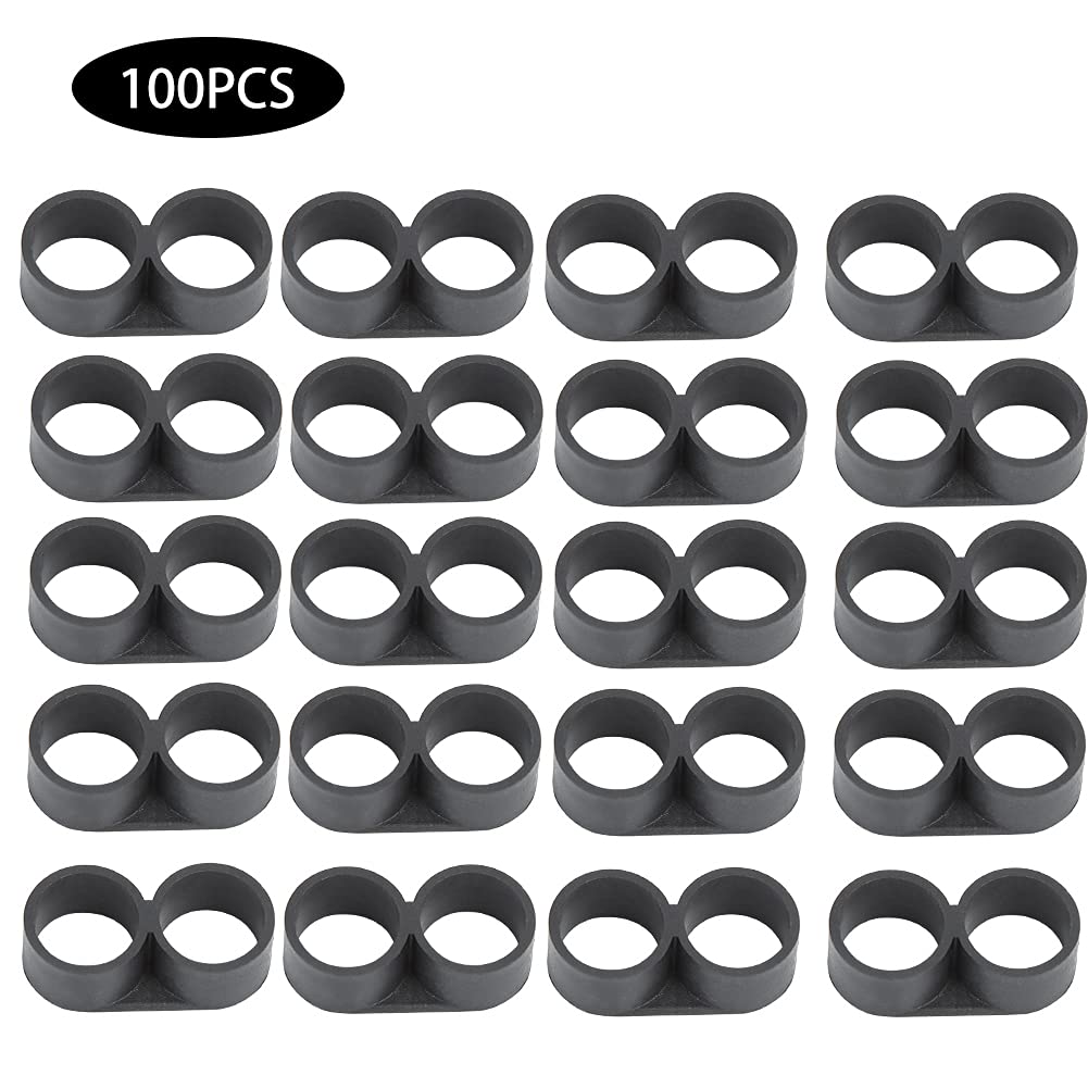 Tapóne Agua, 100 Uds. Tubo De Agua Riego por Goteo Tapón Final Accesorios para Jardín(16Mm)