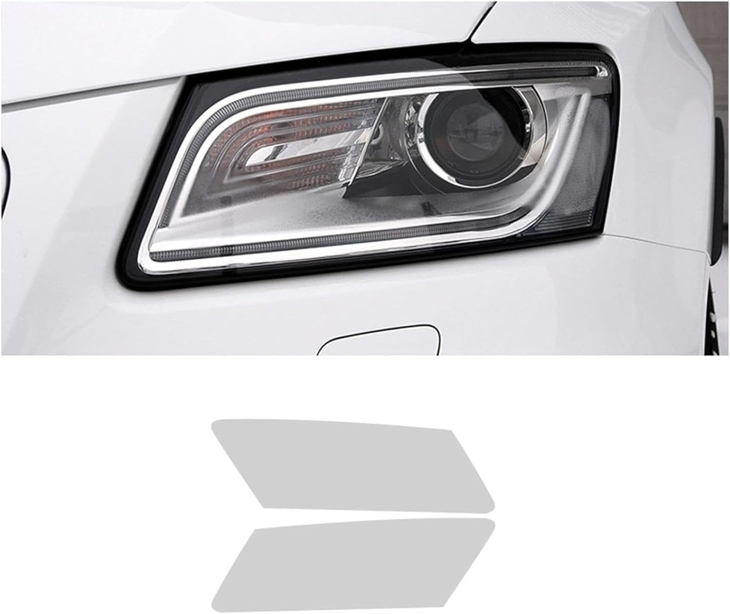 SamLng Car Front Light Film for SQ5 2013-2017 Precut Headlight Protective Film Car Front Headlamp Protection Film car Lights Film Headlight Anti-Scratch Non-Yellowing Protective Film