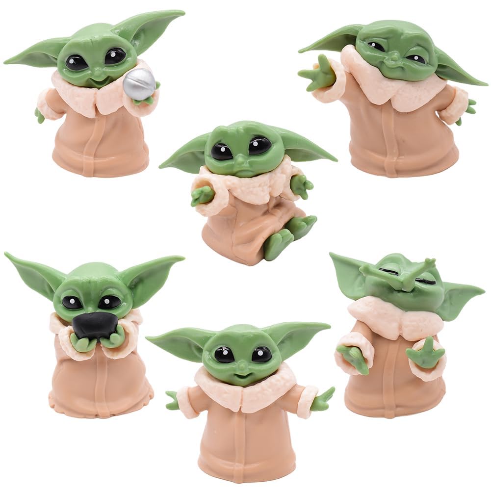 Cartoon Figuras CBOSNF Mini Figures Set Cake Toppers Mini Figuras Adornos para Tartas Acción Figure Modelo Juguetes Figuras Regalos de Cumpleaños para Niños