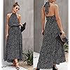 PRETTYGARDEN-Womens-Casual-Halter-Neck-Sleeveless-Floral-Long-Maxi-Dress-Backless-Loose-Ruffle-Sundress-with-Belt PRETTYGARDEN Women’s Casual Halter Neck Sleeveless Floral Long Maxi Dress Backless Loose Ruffle Sundress with Belt (Black,Medium)