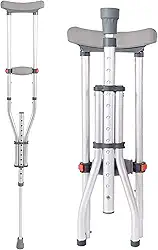 Muleta Axilar Ortopedica Dobravel Universal P M G Moleta C/1 UNIDADE