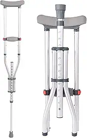 Muleta Axilar Ortopedica Dobravel Universal P M G Moleta C/1 UNIDADE