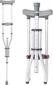 Muleta Axilar Ortopedica Dobravel Universal P M G Moleta C/1 UNIDADE
