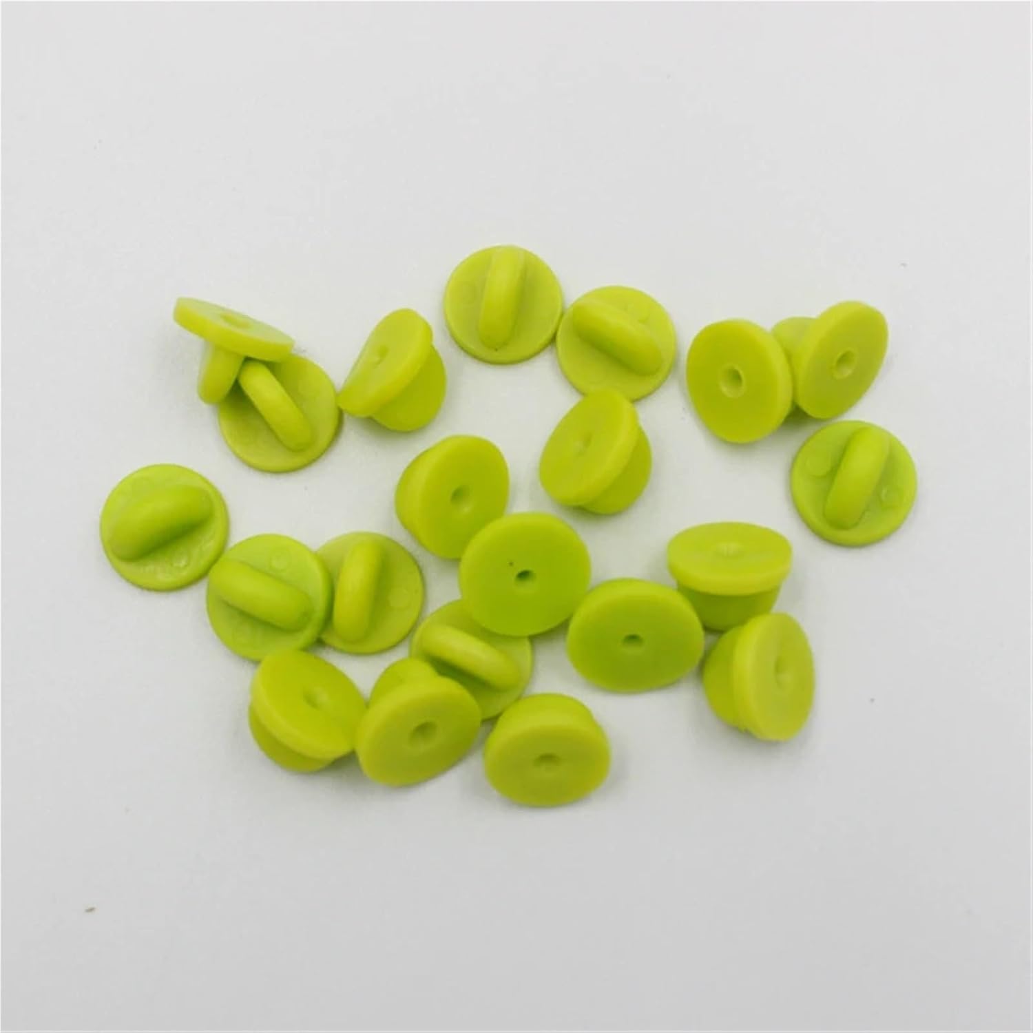Pin Backings 600pcs 11x8mm Rubber Pins Back Brooch Buckle Button Clasps for Butterfly Caps DIY Jewelry findings Accessories