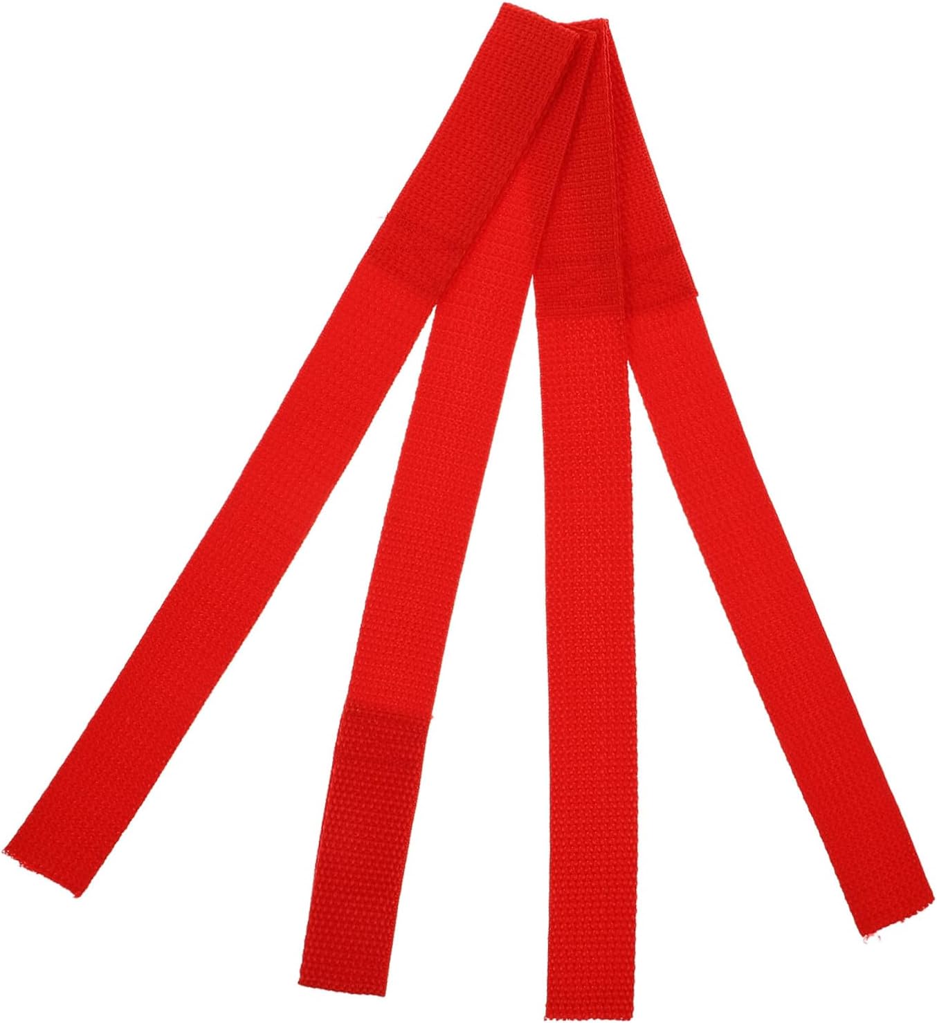 4 Pack Red Polyester Winch Strap for Vehicle Towing and Traction