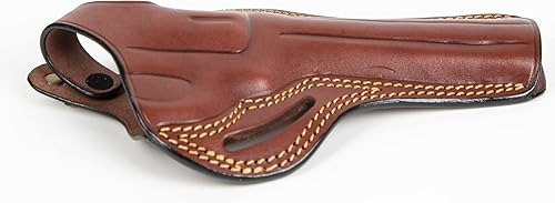 Miniatura 4 de Para Ruger GP100 6 pulgadas 357 Magnum Revolver OWB Funda de pistola de cuero