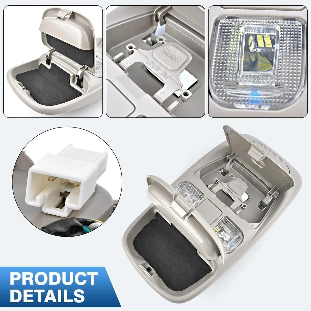 Car Interior Reading Lights Sn96Tl2Aa Overhead Console Dome Map Reading Light Lamp for Dodge Ram 1500 2500 3500 4500 5500 1991-2001