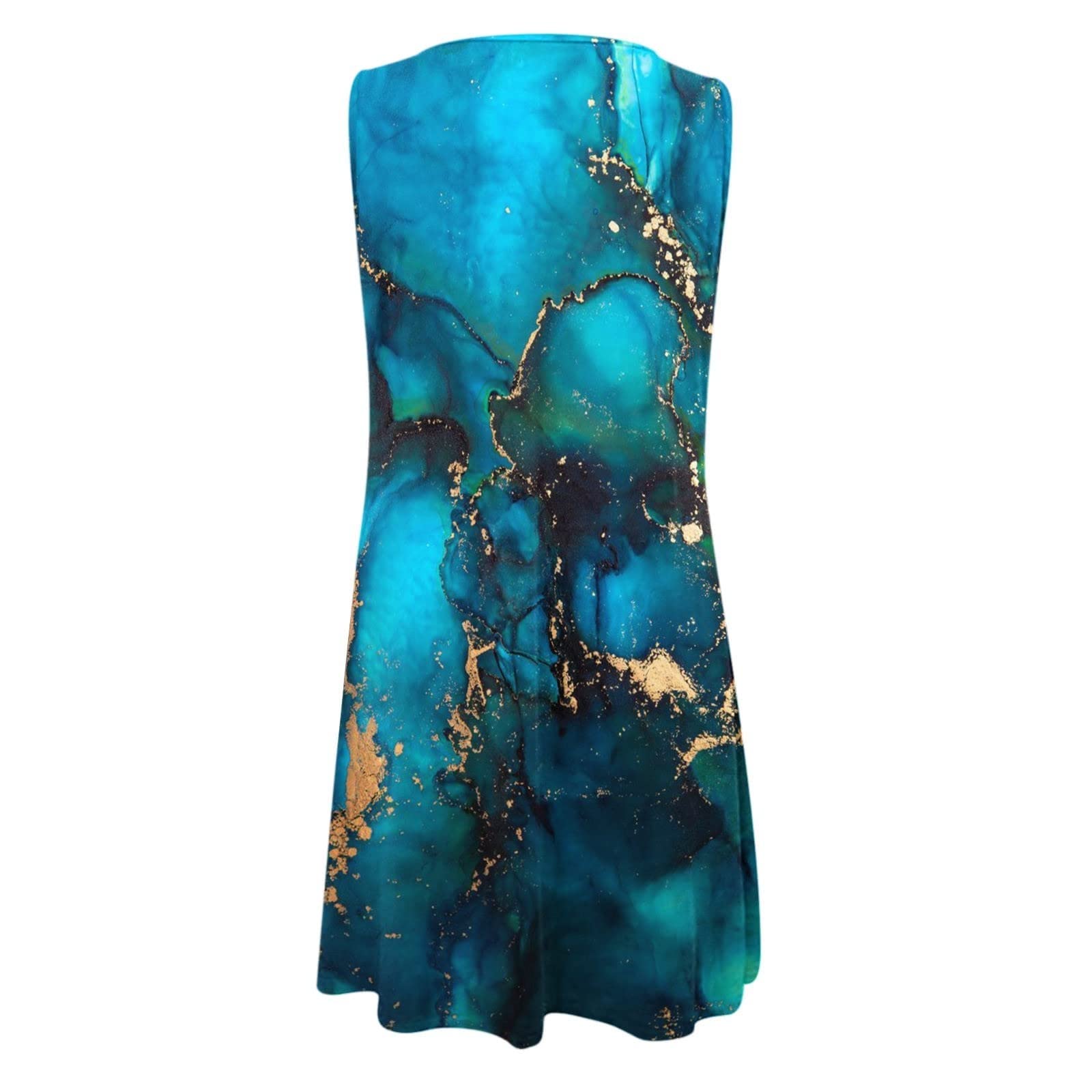 Sukienki damskie sukienka letnia sukienka z kwiatowym nadrukiem zwiewna dziurka od klucza Midi Tank Casual luźna plaża Mini zimne ramię Boho Tshirt linia tunika typu shift