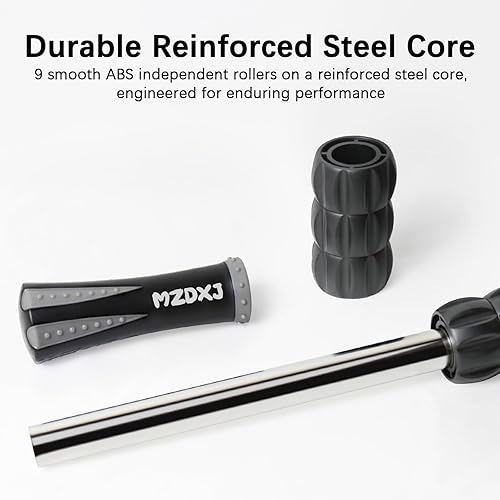 Miniatura 113 de Rodillo de masaje de madera para piernas y muslos, herramienta de mano para aliviar la fascia, drenaje linfático y esculpir el cuerpo, masajeador