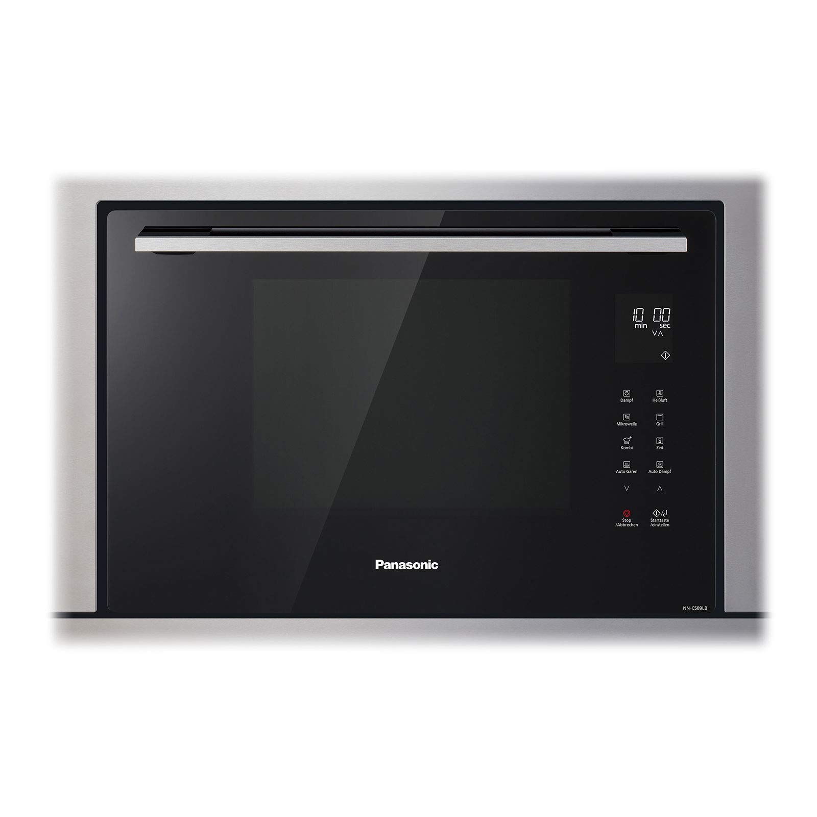 Panasonic Forno Microonde 4 in 1 Combinato, a Vapore, Inossidabile, Acciao inox nero