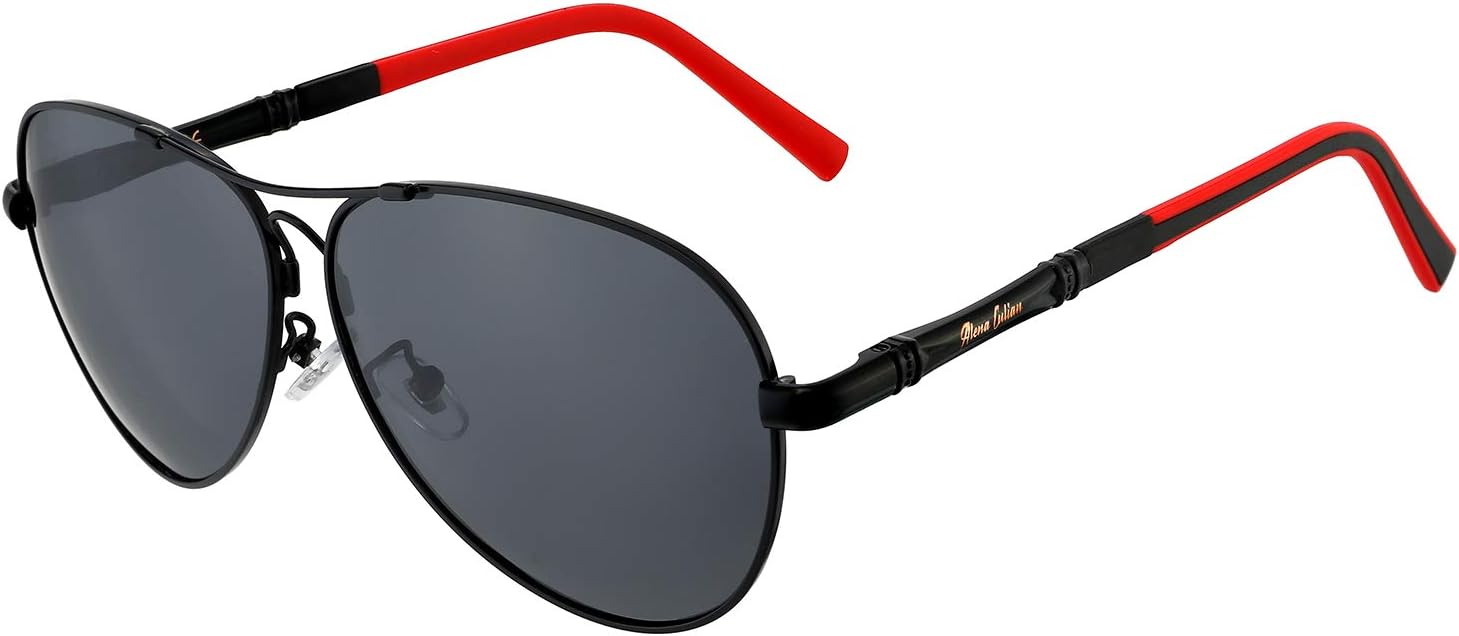 Polarized Sunglasses For Men And Women And Women Memory-Metal Frame Driving Sun Glasses UV400 Blocking