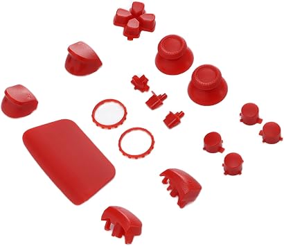 Button Repair Shell, Replacement Button Set Transparent Sensitive Buttons for Gamepad Handle Accessories for Controllerred