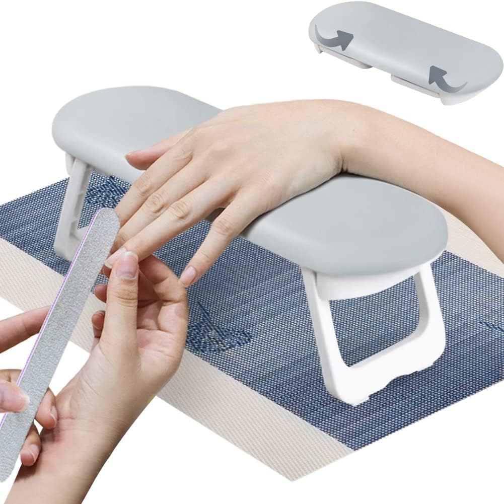 NAILWIND Nail Pillow Hand Rest for Nails, Arm Rest Nail Table for Fingernails and Toenails, Professional Manicure Nail Pillow Hand Rest Stand for Nail Technician Salon Use 3