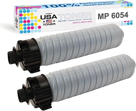 MADE IN USA TONER for Ricoh MP2554,MP2555,MP3054,MP3055,MP3554,MP3555,MP4054,MP4055,MP5054,MP5055,MP6054,MP6055,IM2500,IM3500,IM4000,IM5000,IM6000,841999,841993,842124,842126 Black, 2 pk