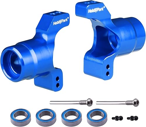 Miniatura 9 de Hobbypark - Portadores de eje trasero de aluminio para Traxxas 118 LaTrax Teton Desert Prerunner Rally, reemplazar piezas 7552X (verde)