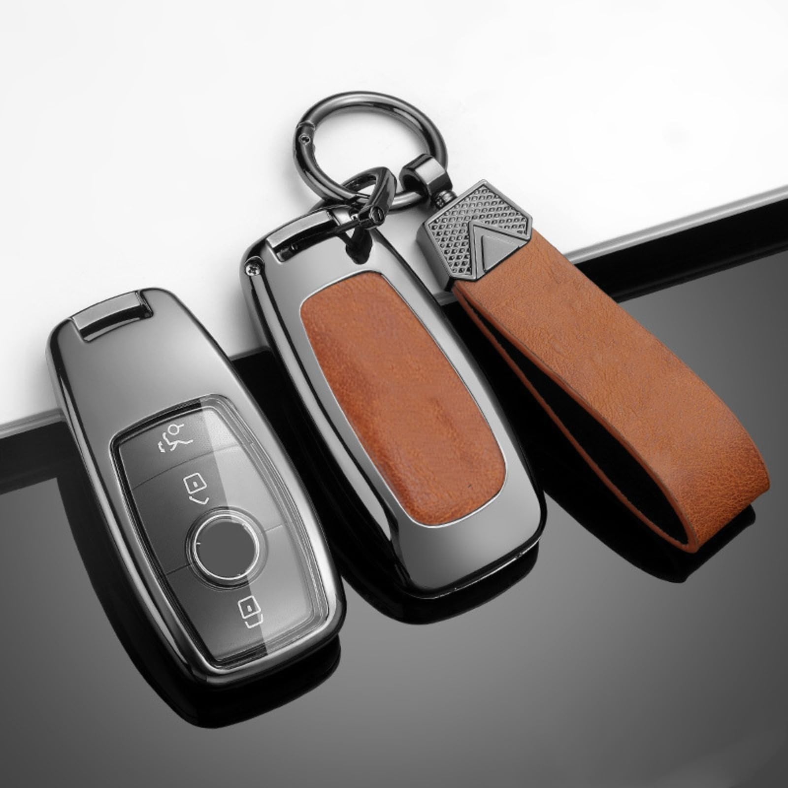 Funda de aleación para llave Mercedes Benz Clase A C E S premium 7