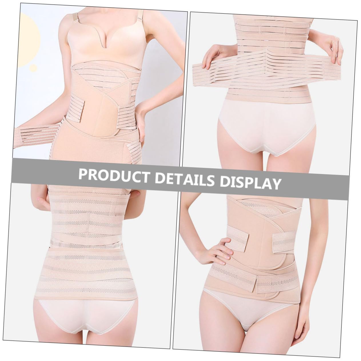 VALICLUD 3pcs Maternity Belly Support Belt Section Belly Binder for Running Yoga Safe Breathable